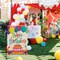 Happy Birthday Garden Flags 12x18 Double Sided Burlap, Colorful Balloon Cake Toppers Personalized Banner Farmhouse Yard Sign Birthday Party Outdoor Decorations